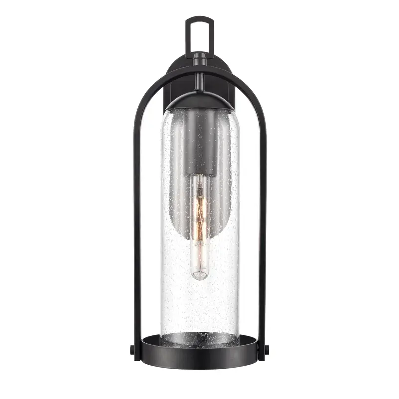 Outdoor Light Fixture in Powder Coated Black