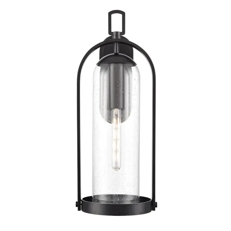 Outdoor Light Fixture in Powder Coated Black