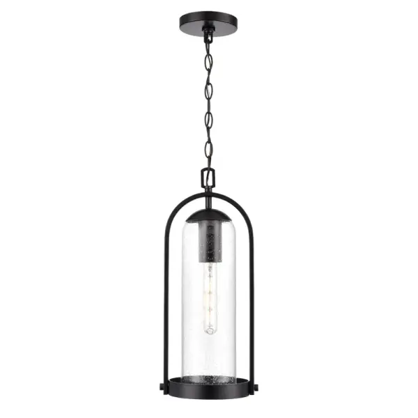 Outdoor Light Fixture in Powder Coated Black