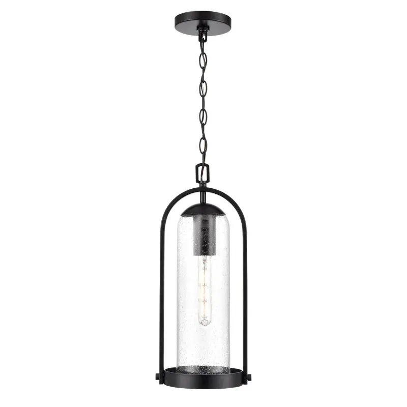 Outdoor Light Fixture in Powder Coated Black