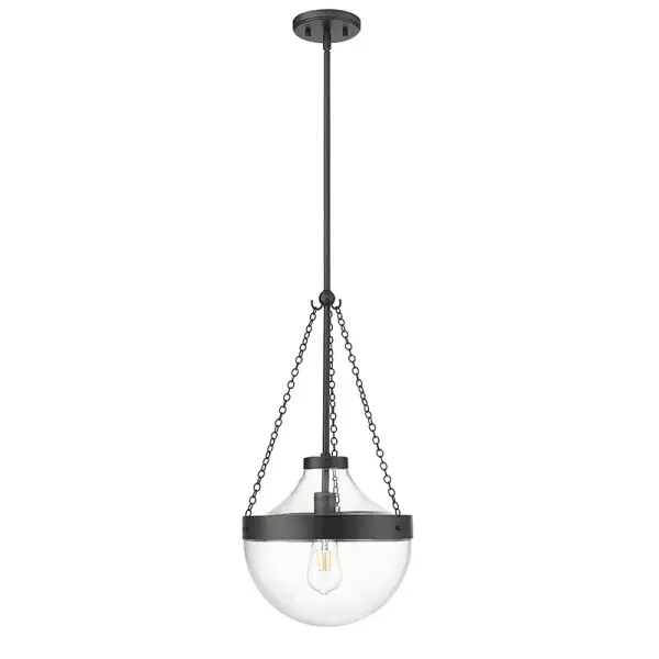 The 20101 pendant in matte black offers a contemporary aesthetic that complements modern and minimalist interiors. Its versatile design works well in residential and commercial settings.