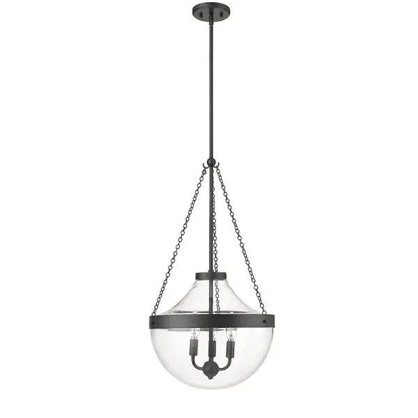 The 20103 pendant in matte black offers a contemporary aesthetic that complements modern and industrial interiors. Its neutral finish makes it adaptable to various room settings and design schemes.