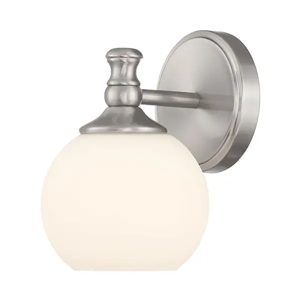 Orlisse 1-Light Wall Sconce in Brushed Nickel