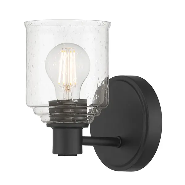 Vessair Retro Seeded Glass Wall Sconce