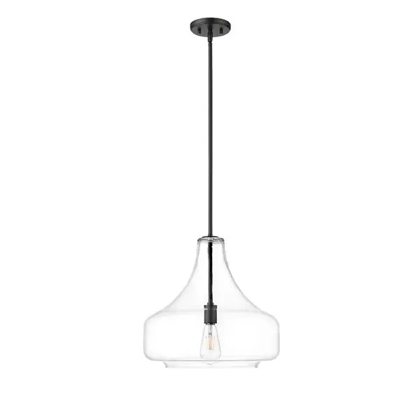 The 20301 pendant in matte black offers a contemporary aesthetic that complements a wide range of interior styles. Its neutral finish makes it an excellent choice for both residential and commercial applications.