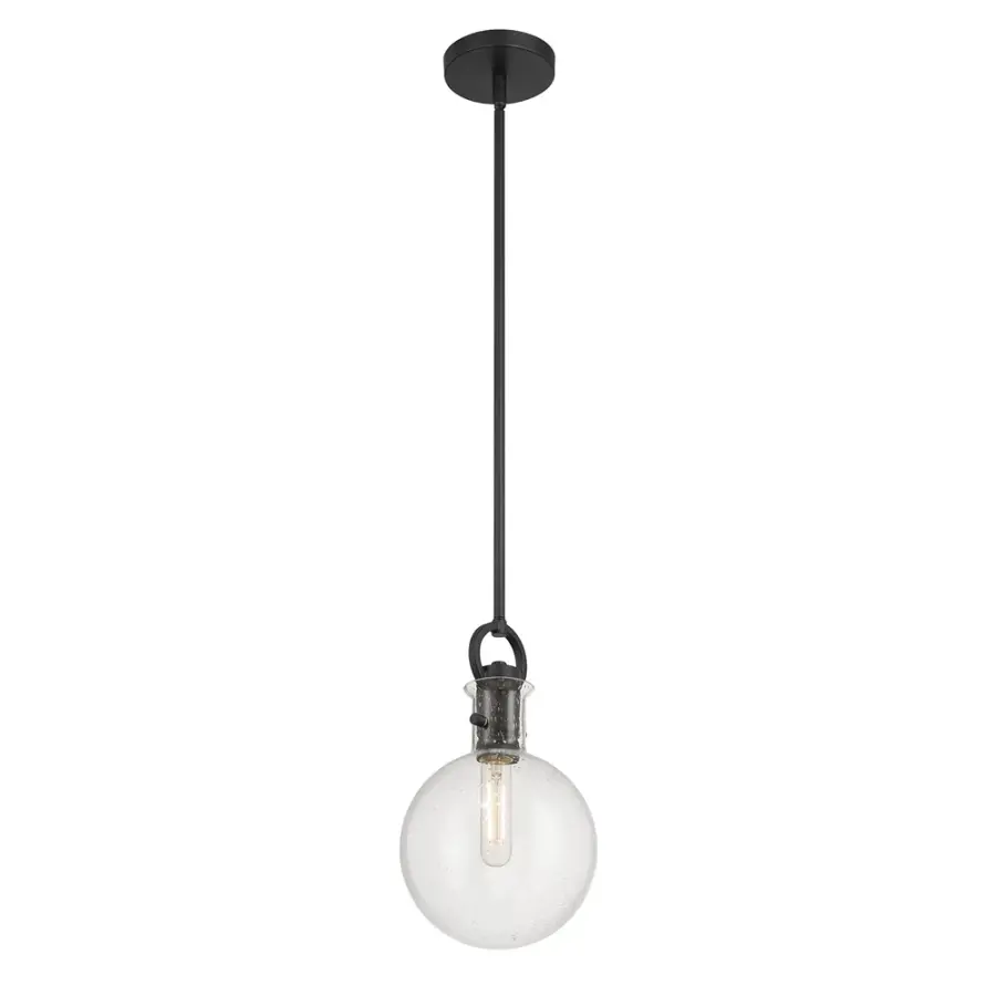 Glanora Industrial Seeded Glass Pendant