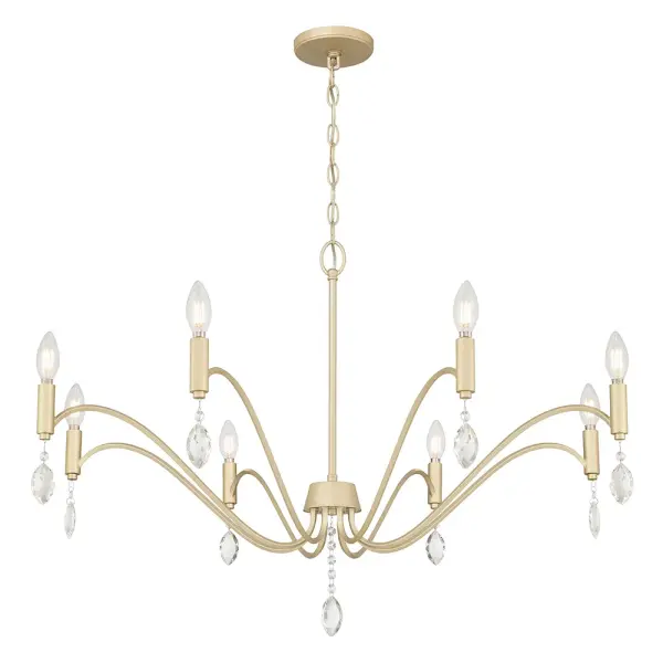 Aureline 3-Light Chandelier in Aged Silver