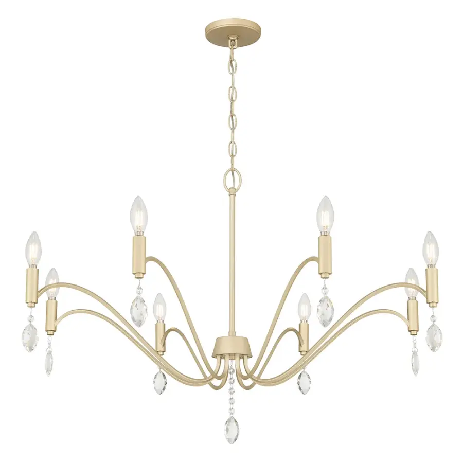 Aureline 3-Light Chandelier in Aged Silver