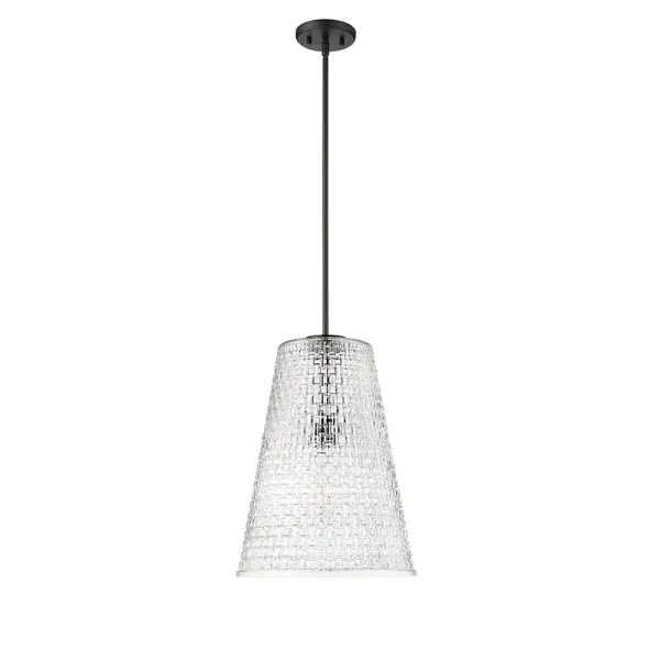 The 20701 pendant in matte black offers a contemporary aesthetic that complements a wide range of interior styles. Its neutral finish makes it adaptable to both residential and commercial settings.