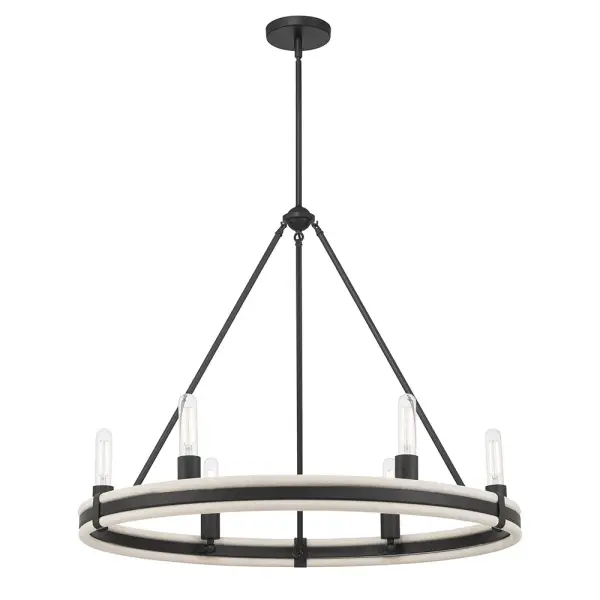 Rovessa Modern Wagon Wheel Chandelier