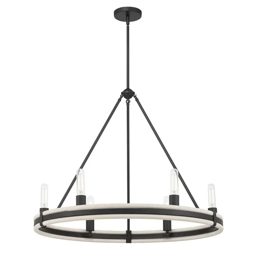 Rovessa Modern Wagon Wheel Chandelier