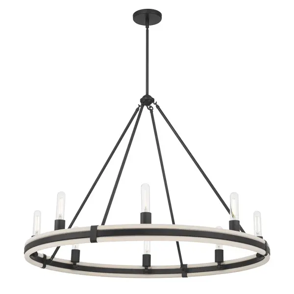 Rovessa Modern Wagon Wheel Chandelier