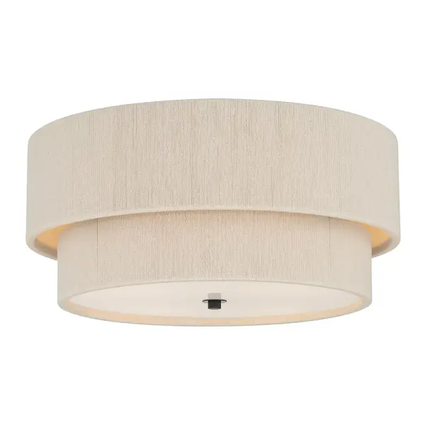 Helbert 4-Light Flush Mount in Matte Black