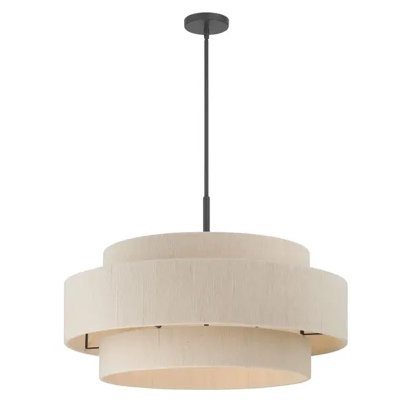 Helbert 6-Light Hemp Pendant