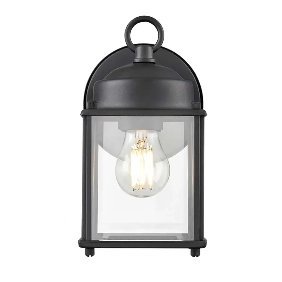 210001 Outdoor Light in Textured Black