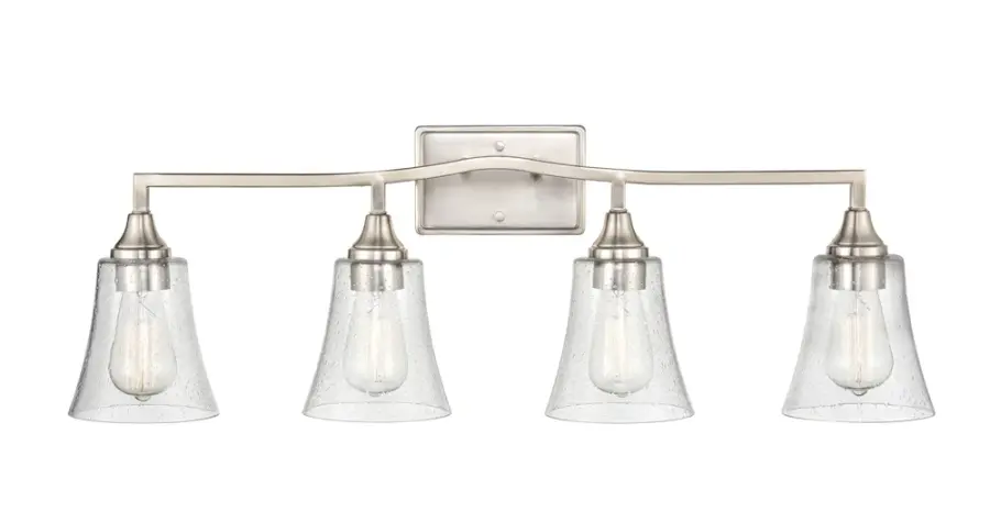 2104 Bath Vanity Light in Brushed Nickel