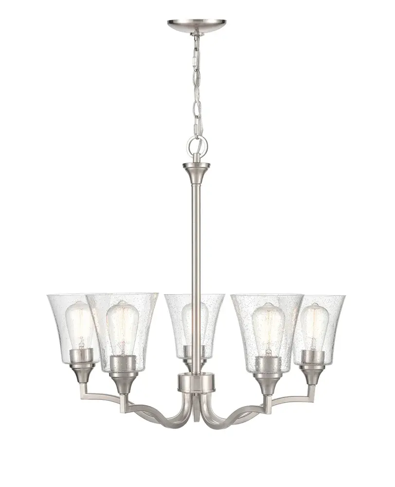 2115 Brushed Nickel Chandelier
