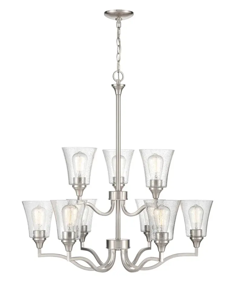 2119 Brushed Nickel Chandelier