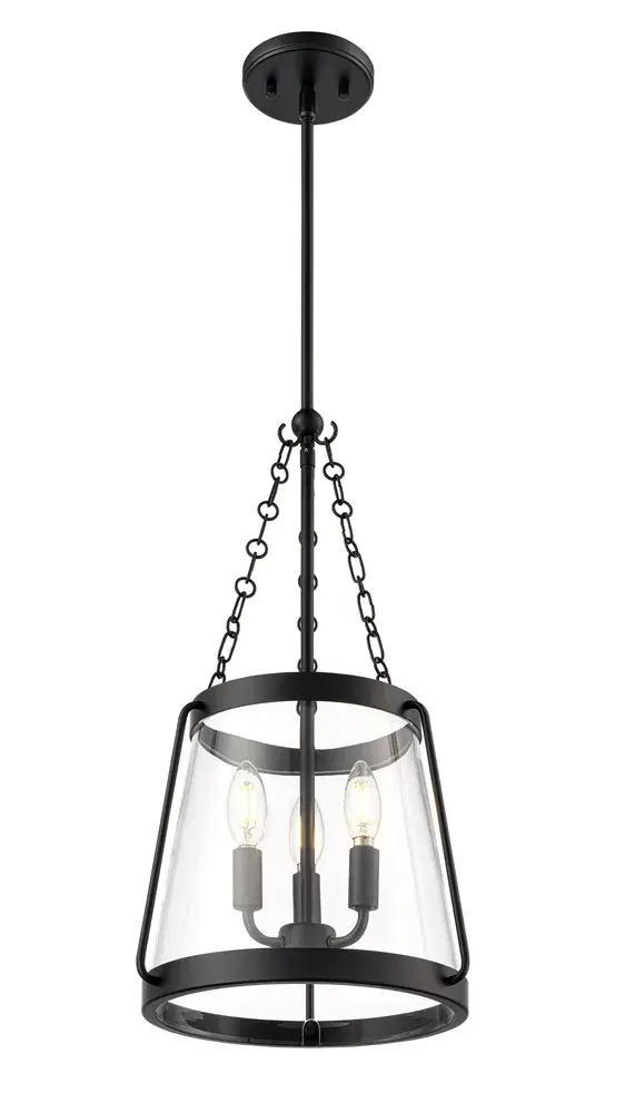 The Adabella pendant showcases exceptional artisan metalwork with twisted accents and filigreed chain details. Available with clear or hammered glass globes, it creates beautiful light play while adding sophisticated character to any space.