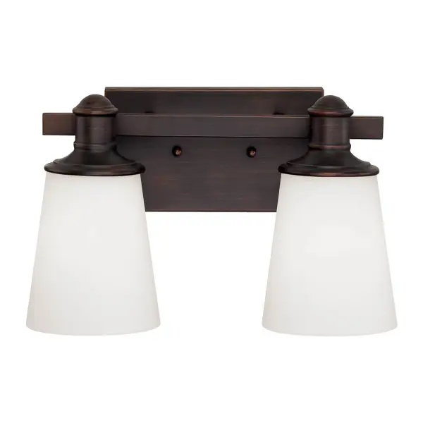 A timeless bronze vanity fixture that brings warmth and elegance to bathroom spaces. The traditional bronze finish complements classic décor while providing functional task lighting for grooming areas.
