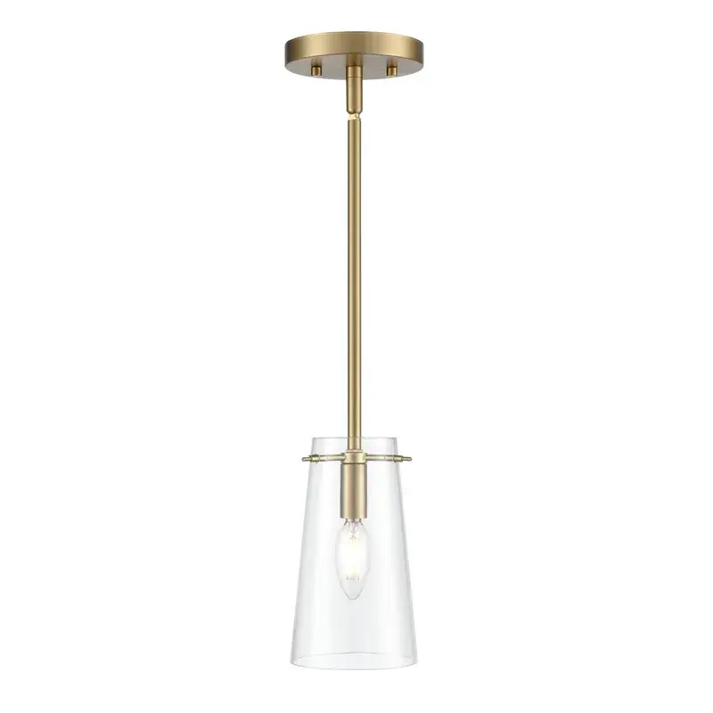 Vintage Brass Pendant Light