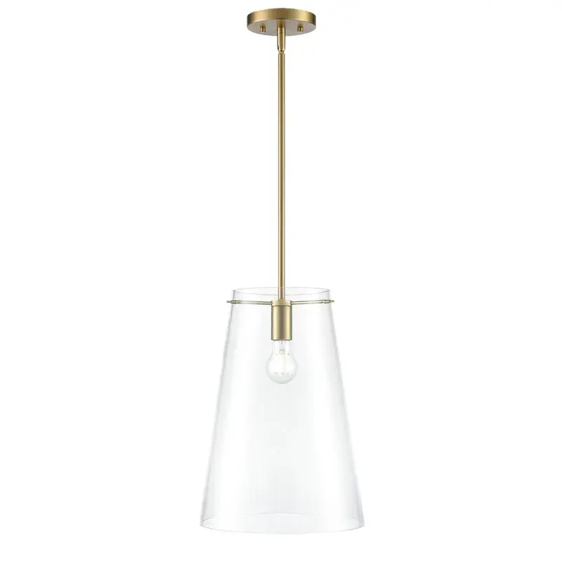 Vintage Brass Pendant Light