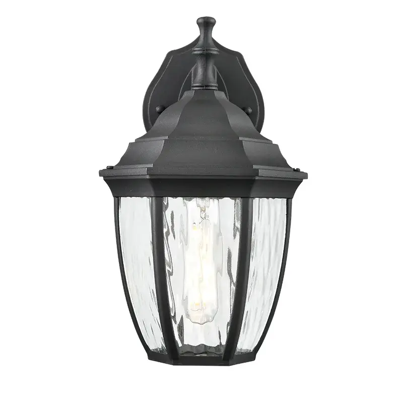 220001 Outdoor Light in Textured Black