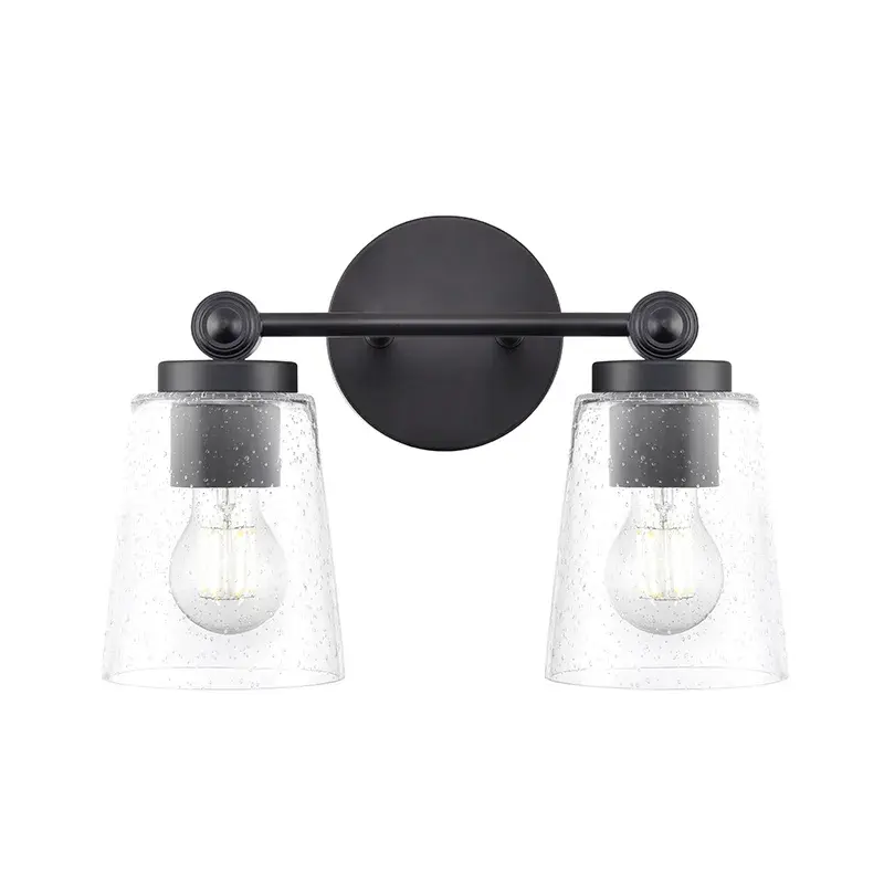 22002 Bath Vanity Light in Matte Black