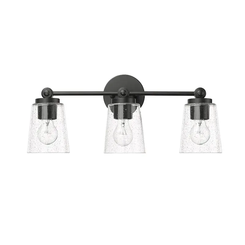 Matte Black Bath Vanity Light