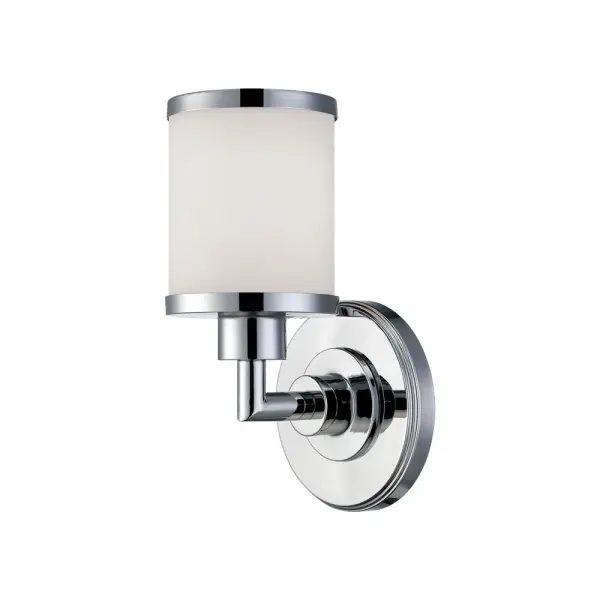 The 221 Chrome vanity light delivers clean, contemporary styling with a polished chrome finish that complements modern bathroom designs. Its wall-mounted design provides focused task lighting ideal for grooming areas.