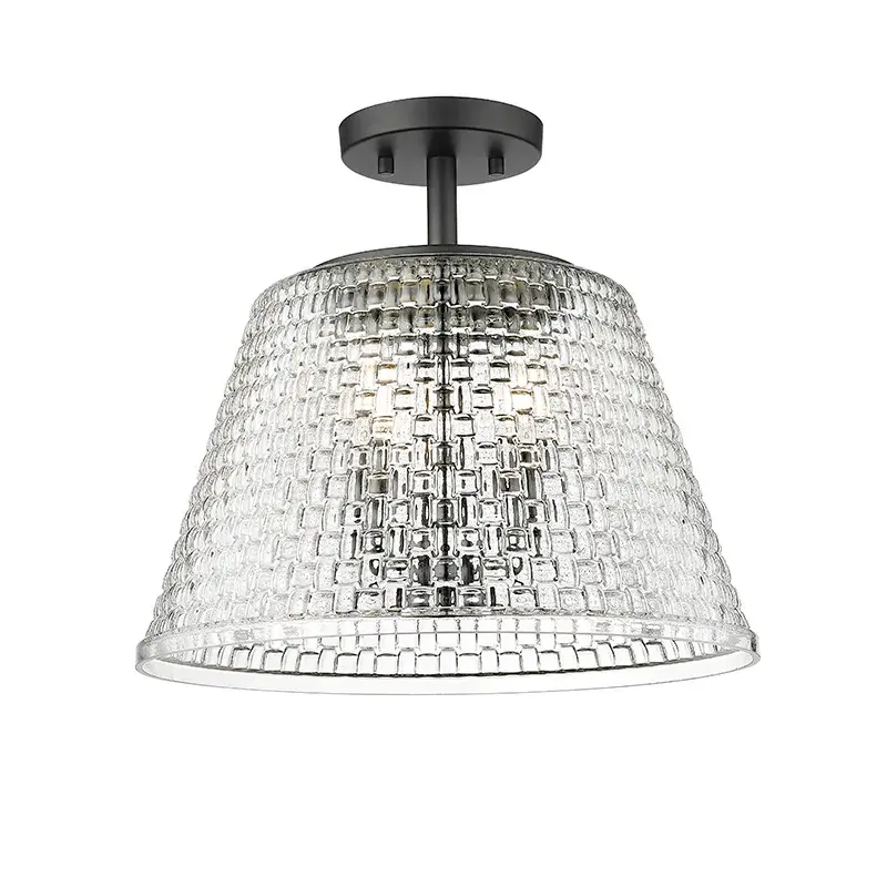 22100 Semi-Flush Mount in Matte Black