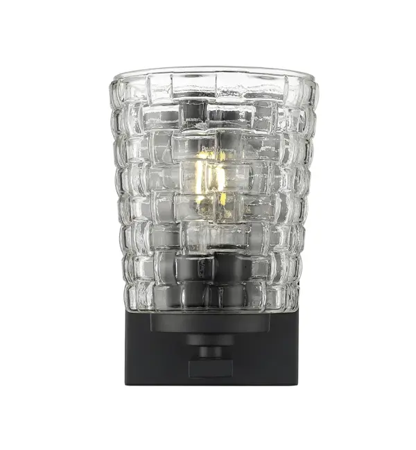 The 22101 wall sconce delivers contemporary style with its matte black finish, perfect for adding ambient lighting to hallways, bathrooms, and living spaces. Its versatile design complements modern and minimalist interiors.