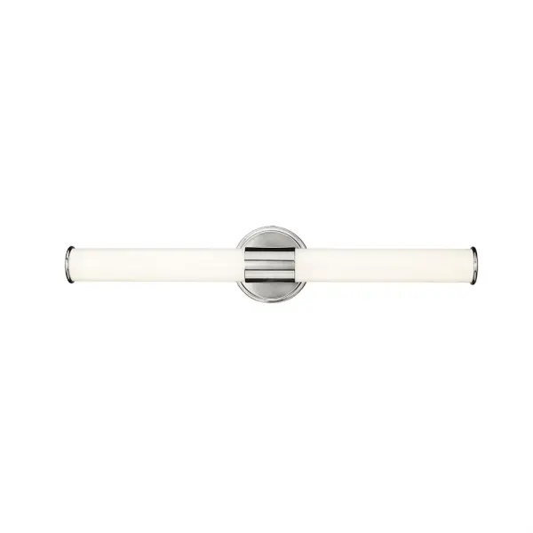 The 2221 vanity light offers timeless style with its brushed nickel finish, perfect for updating bathroom lighting. Its transitional design works well in both traditional and contemporary spaces.