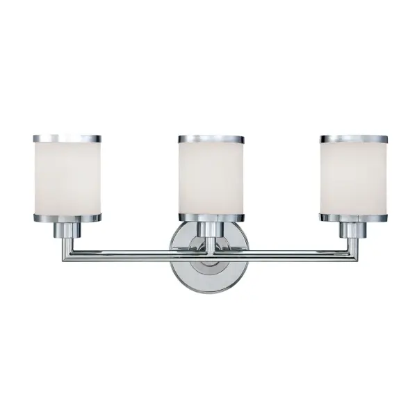 The 223 Chrome vanity light delivers clean, contemporary styling with a polished chrome finish. Ideal for bathroom vanities where bright, even illumination is essential for grooming and daily routines.