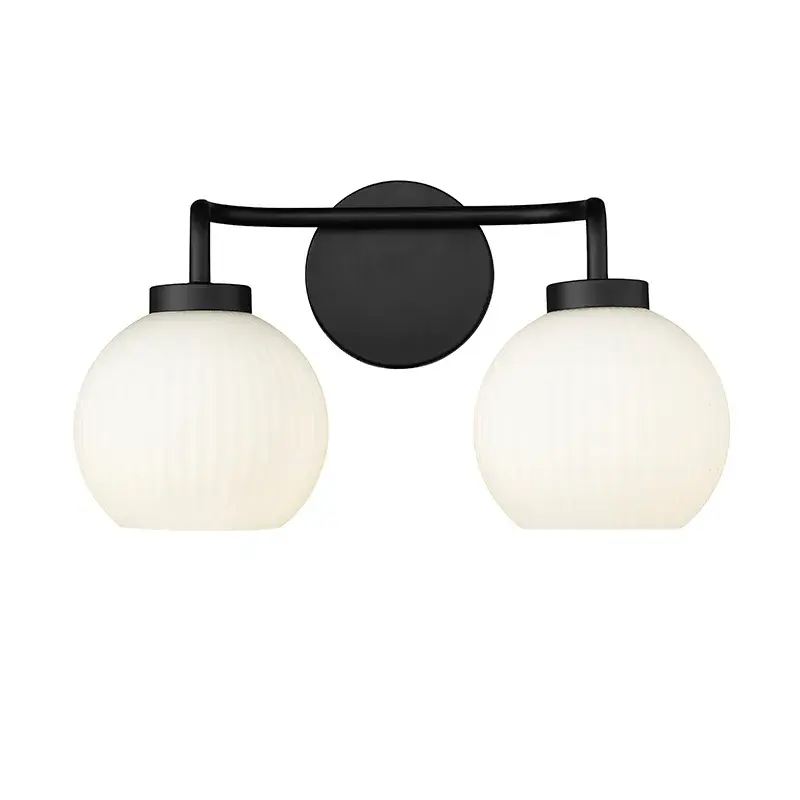 Matte Black Bath Vanity Light