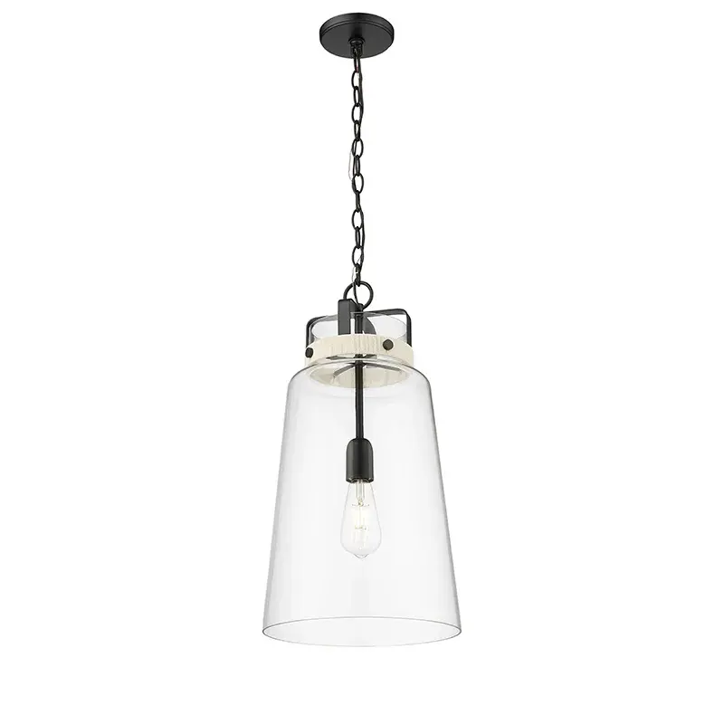 22701 Matte Black Pendant