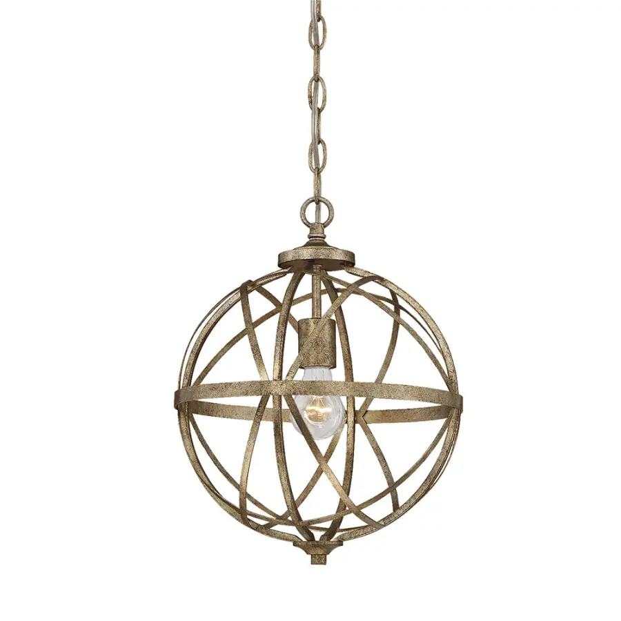 2281-VG Brass Pendant Light