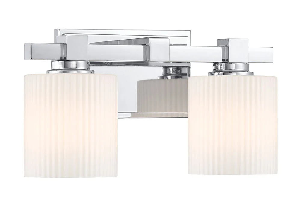 Abelson Two Light Vanity in Chrome