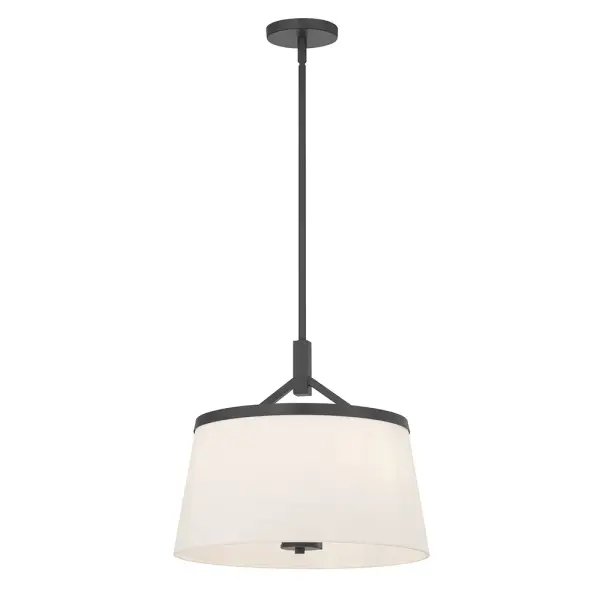 Montrine 6-Light Pendant in Matte Black