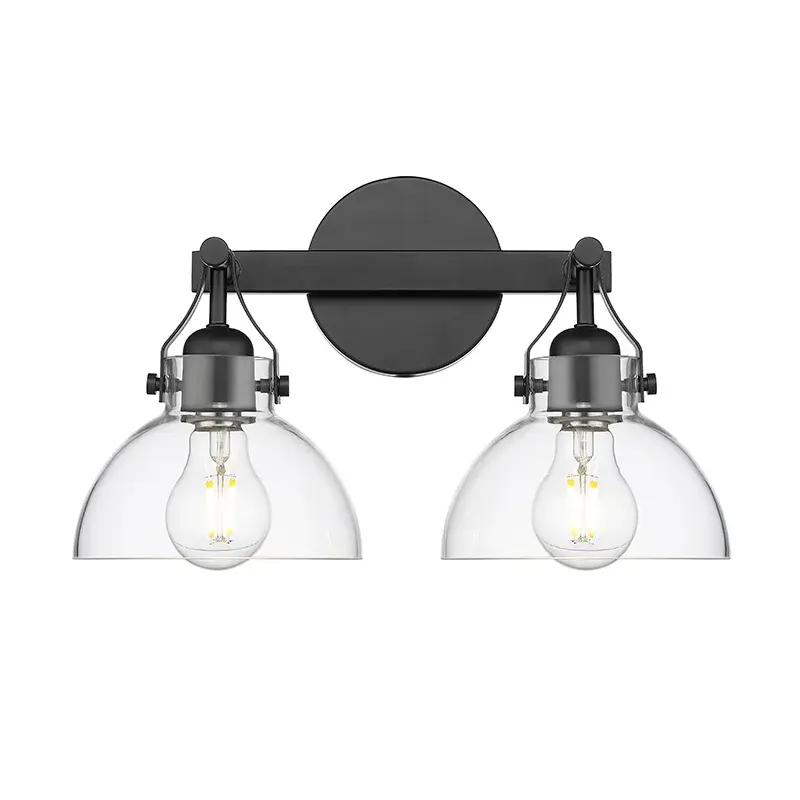 Matte Black Bath Vanity Light