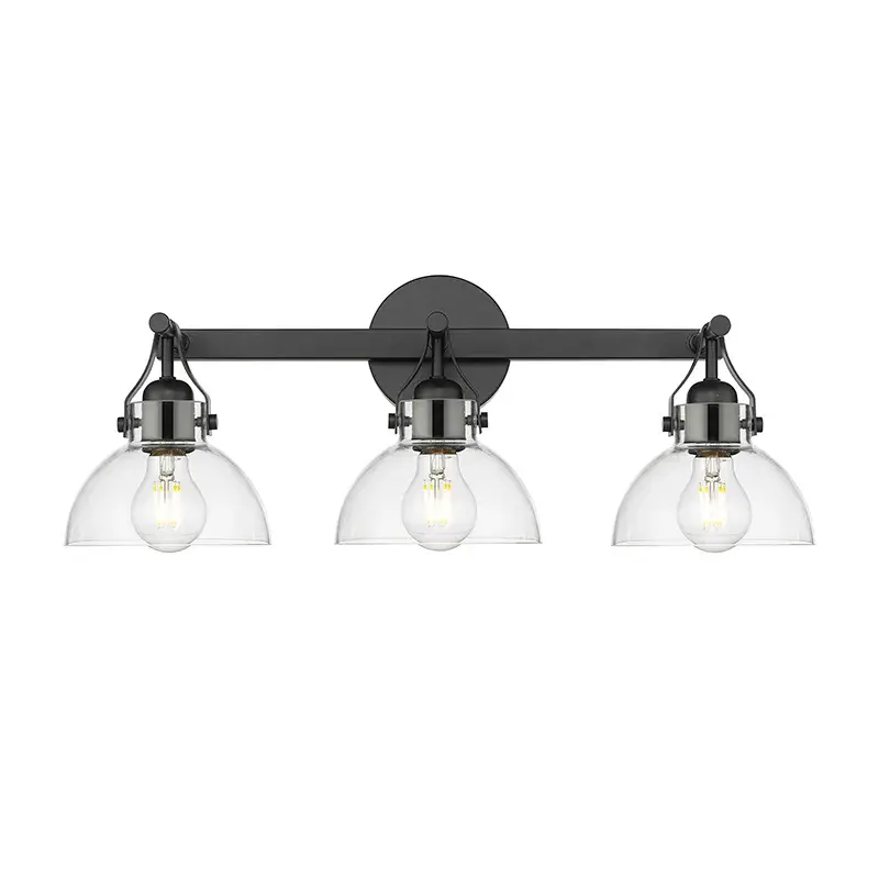 Matte Black Bath Vanity Light
