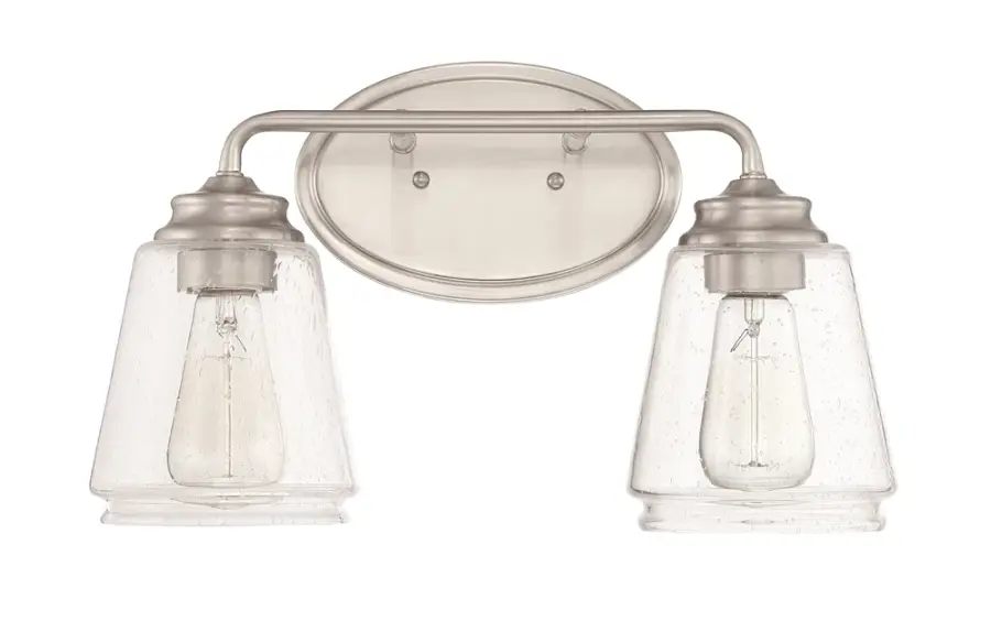 2462 Bath Vanity Light in Brushed Nickel