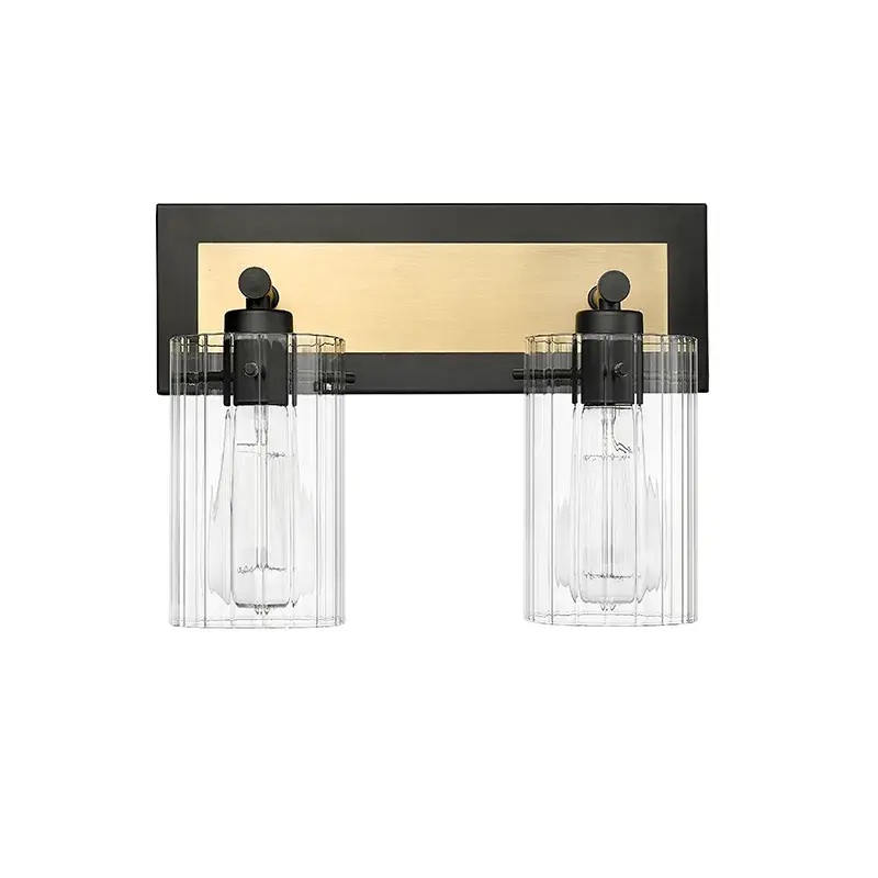 25002 Matte Black Vanity Light