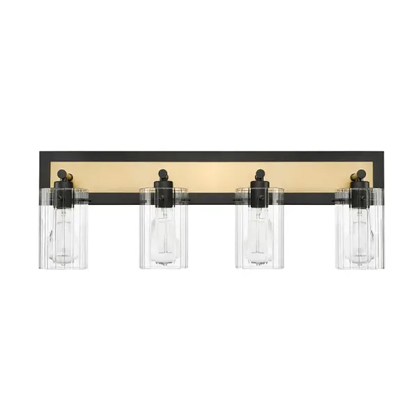 The 25004 vanity light features a sleek matte black finish that brings modern sophistication to bathroom spaces. Its clean lines and versatile design work well in both residential and commercial settings.