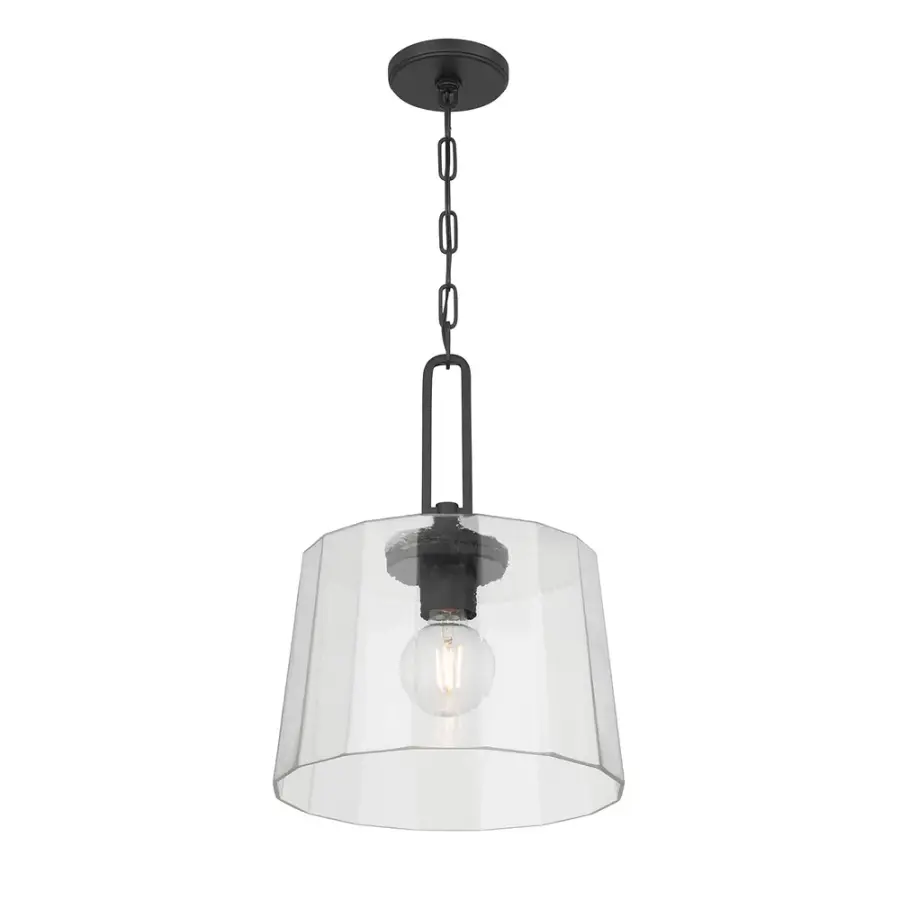 Diamara Hammered Glass Pendant Light