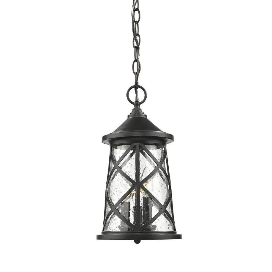 2504 Outdoor Light in Powder Coated Black