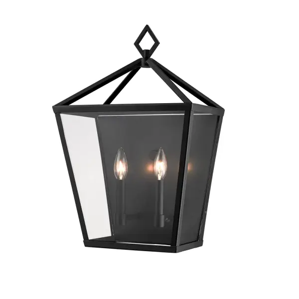 The 2532 outdoor light features a powder coated black finish designed for exterior applications. Its versatile contemporary styling complements modern architectural designs while providing reliable outdoor illumination.