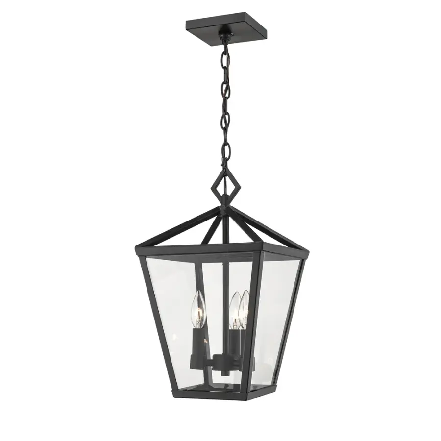 2534 Outdoor Light in Powder Coated Black