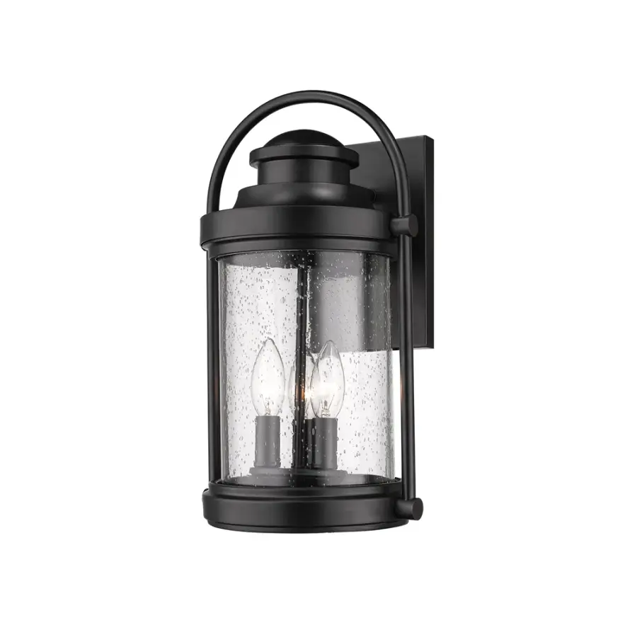 2541 Outdoor Light in Powder Coated Black