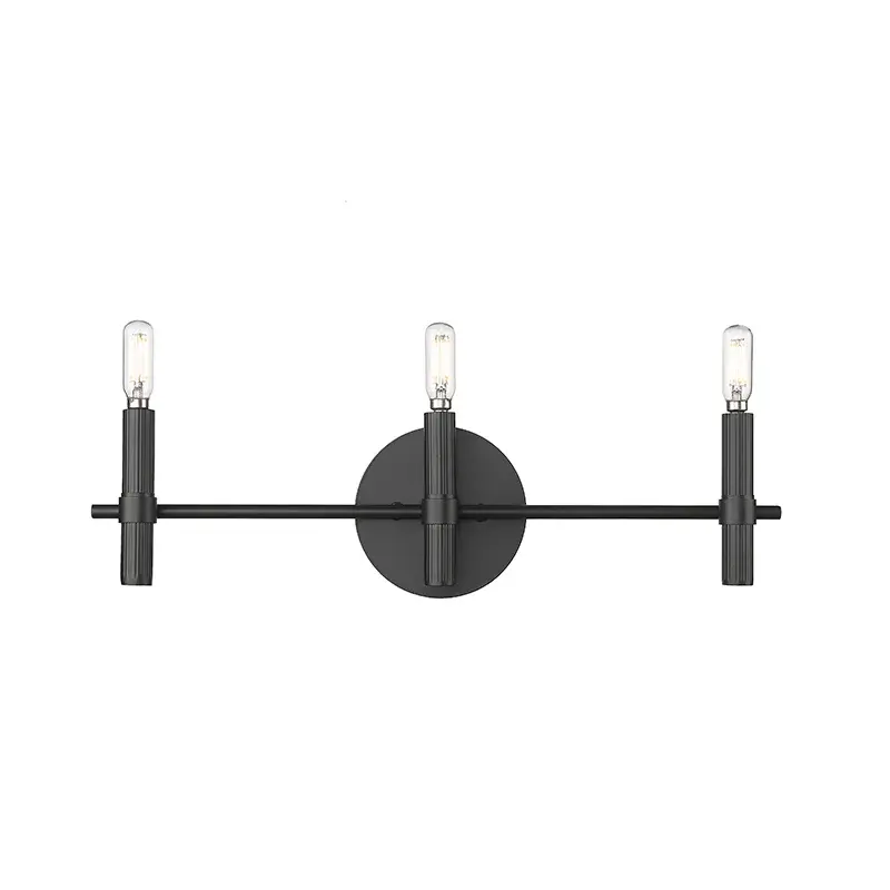 Matte Black Bath Vanity Light